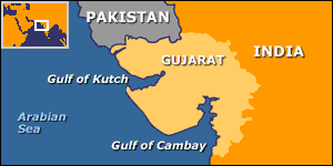 Gulf of Cambay - Kutch Map