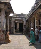 temple courtyard